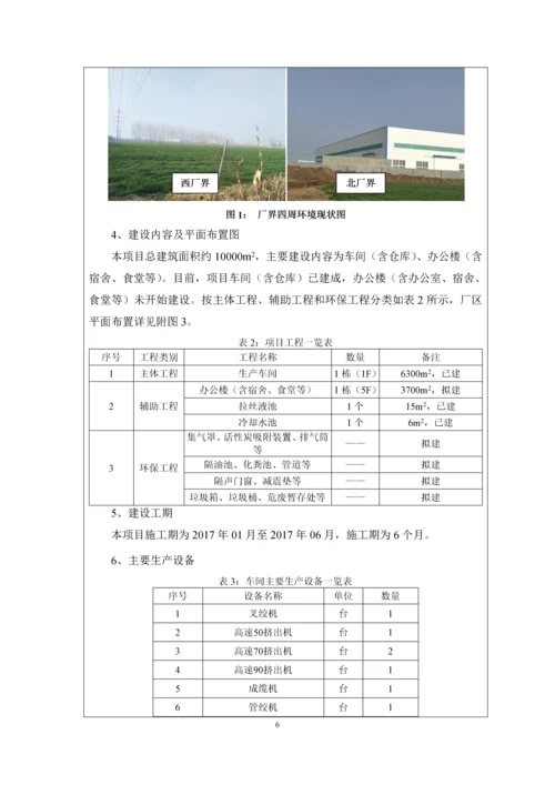 青岛华迈电缆有限公司-电缆制造项目环境影响报告表.docx