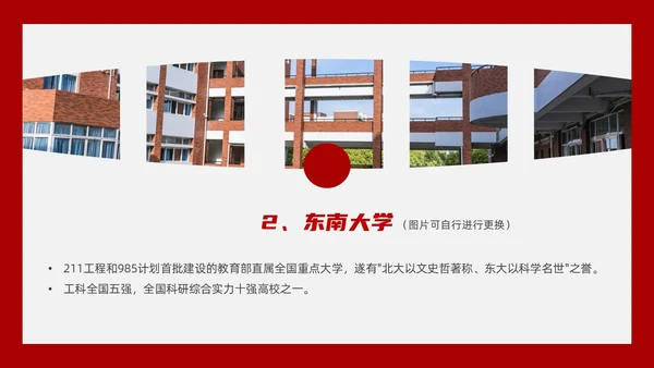 红黑色创意文字简约高考百日誓师PPT模板
