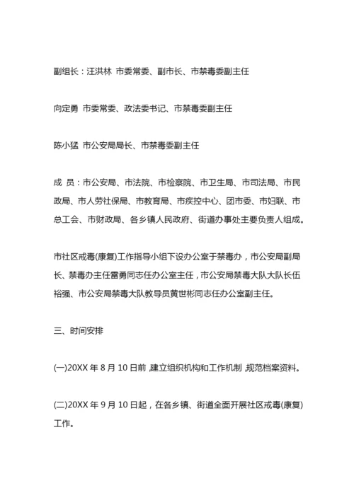 泷水塘社区戒毒康复工作计划.docx