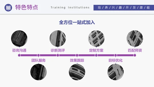 培训机构招生简介通用PPT模板