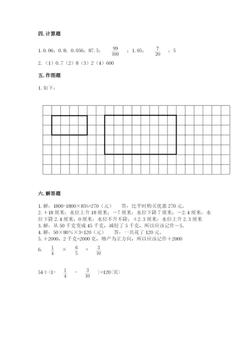 冀教版六年级下册期末真题卷含答案【能力提升】.docx