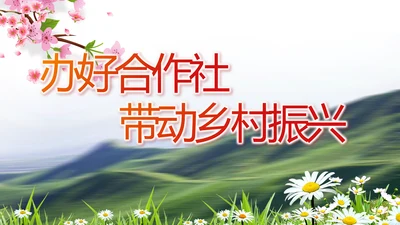 办好合作社带动乡村振兴动态PPT