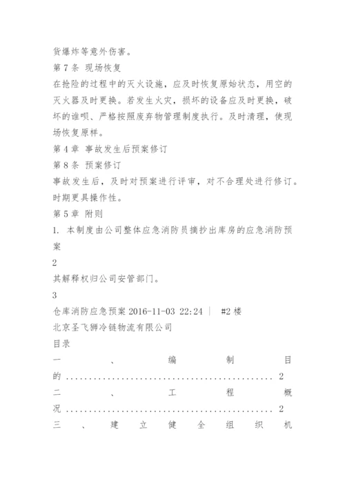 仓库消防应急预案.docx