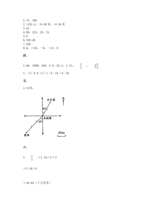 小学毕业班数学检测卷新版.docx
