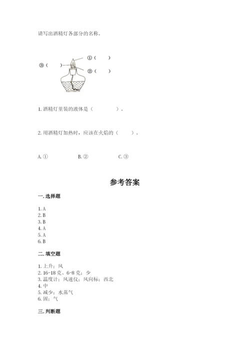 教科版三年级上册科学期末测试卷精品（考点梳理）.docx