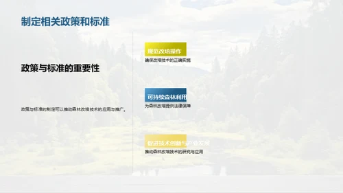 森林改培：新绿未来