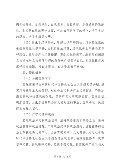 最新精编之8主题教育党员干部检视问题清单及整改措施.docx