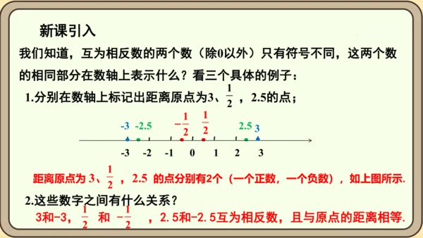 人教版（2024）数学七年级上册1.2.4绝对值课件（共16张PPT）