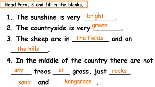 Module 10 Australia Unit 2阅读教学课件（外研九上英语Unit 2 The 