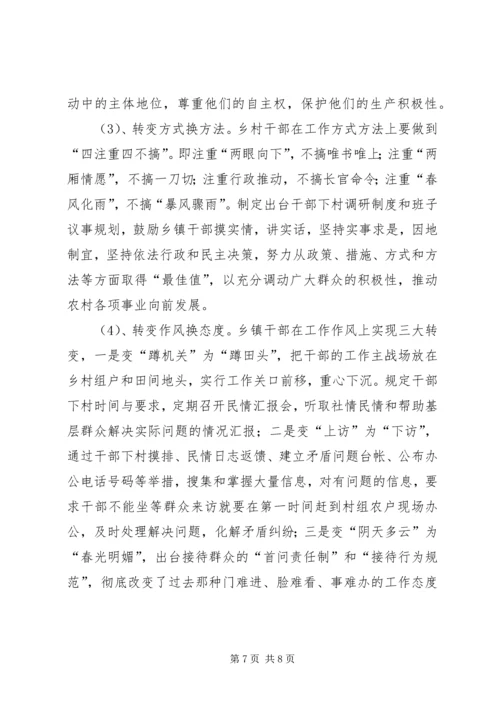 县干部职能转变调研报告.docx