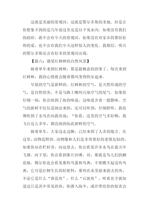 自然景观作文600字.docx