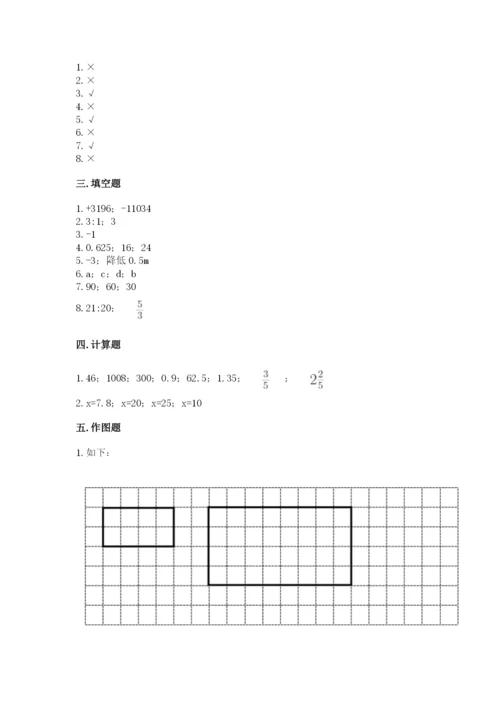 北师大版六年级下册数学 期末检测卷（全国通用）.docx