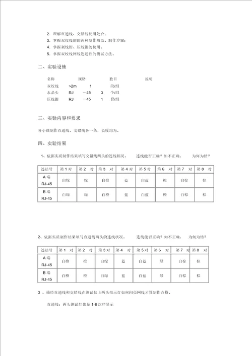 计算机网络基础课内实验报告