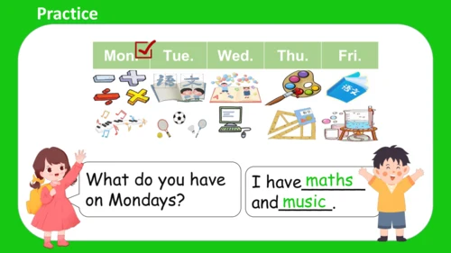 Unit 2 My week Part A Let's learn课件 （共45张PPT）