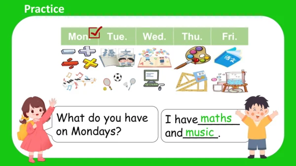 Unit 2 My week Part A Let's learn课件 （共45张PPT）