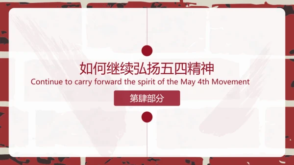 党政风五四青年节教育PPT
