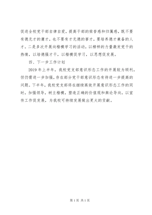 学校意识形态工作总结.docx