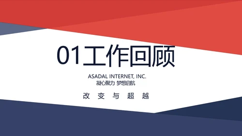 大气时尚个人述职报告动态PPT模板