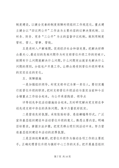 达权店镇十二河村党支部晋位升级方案.docx