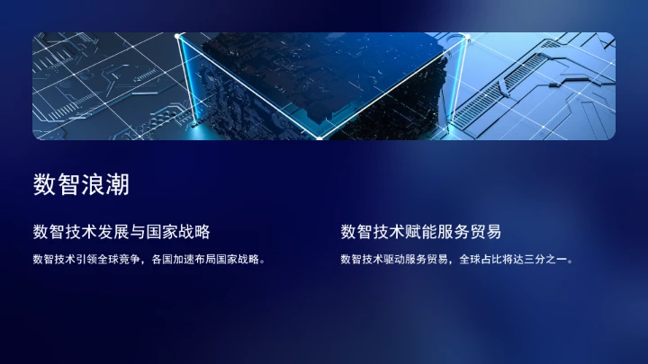 数智引领服务贸易高质量发展ppt课件