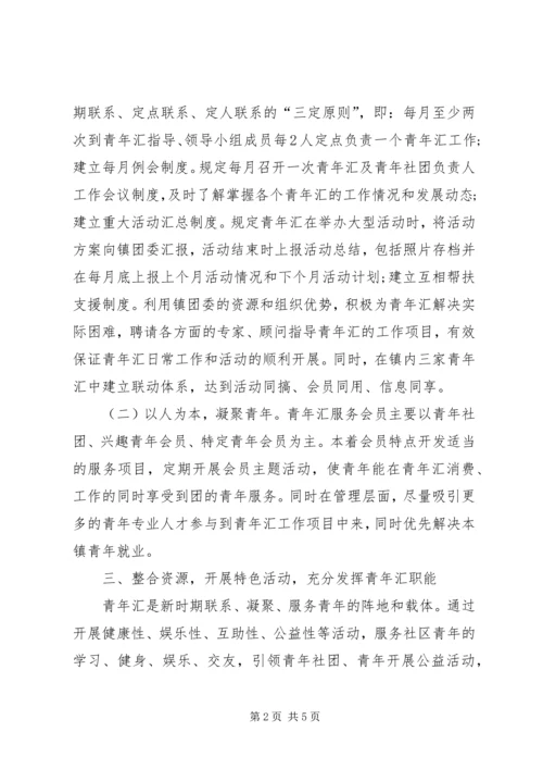 团委乡村青年汇工作调研报告.docx