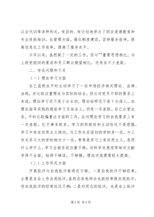 单位成员民主生活会讲话稿.docx