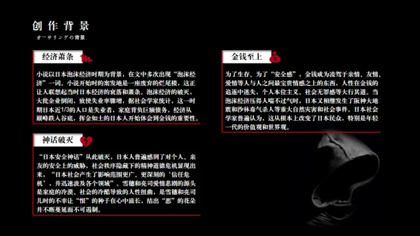 《白夜行》读书分享通用PPT模板