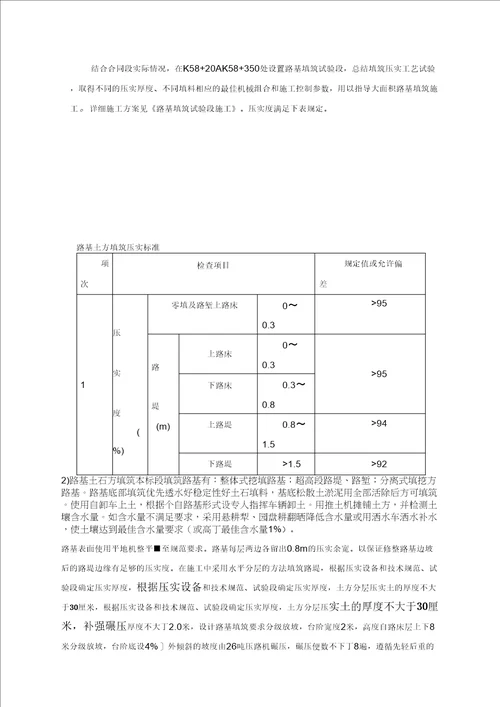 施工方案和主要分项工程施工方法