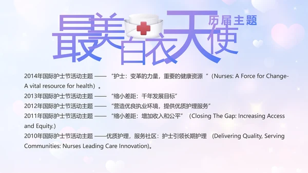 5.12国际护士节活动主题演讲PPT