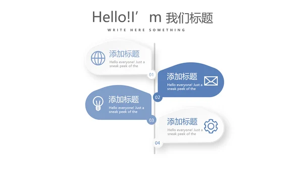 蓝色医疗分析报告动态PPT