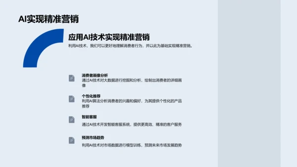 精准营销的科技策略PPT模板