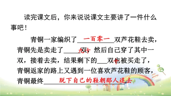 21《芦花鞋》课件