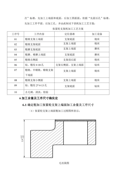 机械制造基础工艺学优秀课程设计张紧轮支架.docx