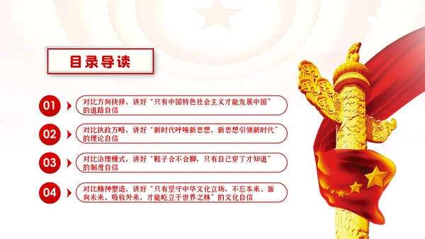 新时代中国青年坚定道路理论制度文化自信PPT党课