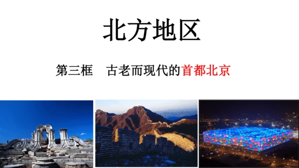 人教版（人文地理） 下册5.1.3 古老而现代的首都——北京 课件