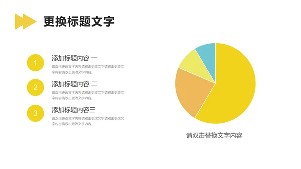 黄色简约风毕业论文答辩PPT模板