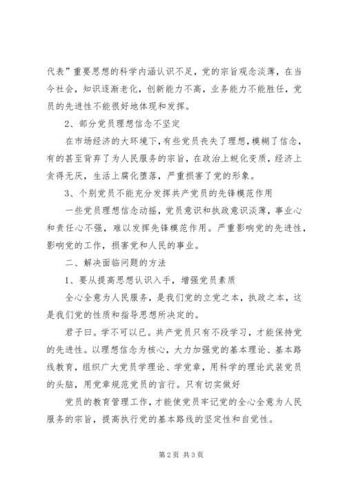 新形势下如何进一步加强和改进农村基层党员教育管理 (2).docx