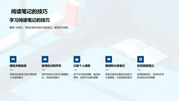 阅读提升习惯讲座PPT模板