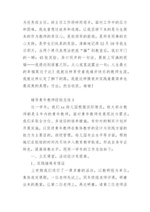 辅导青年教师经验总结.docx