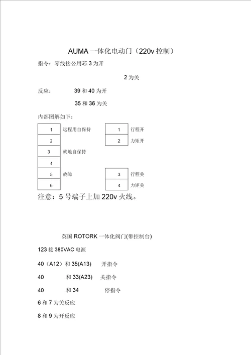 电动门接线图