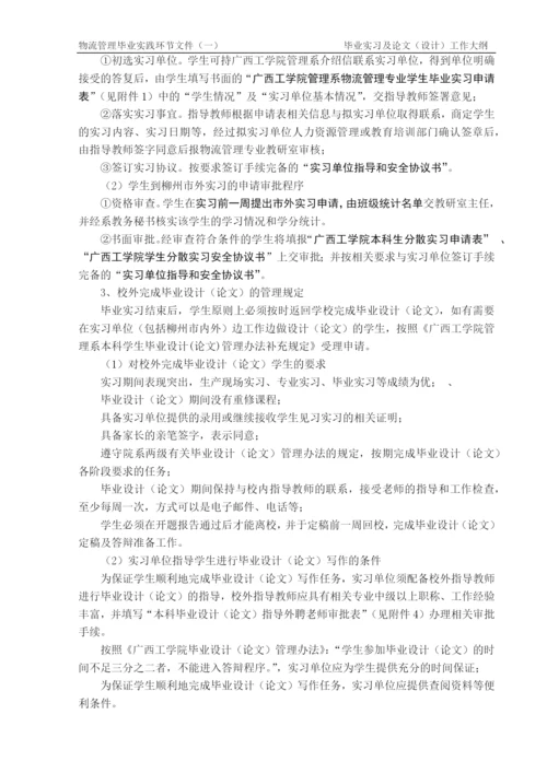 大学管理学院物流管理专业论文.docx