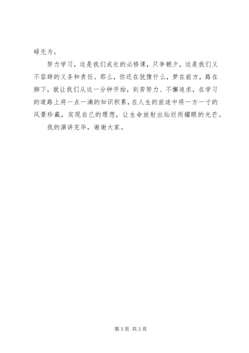 升旗仪式演讲稿.docx