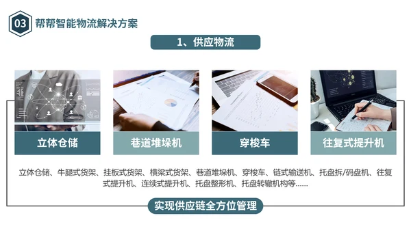 物流仓储仓库管理合作互利PPT模板