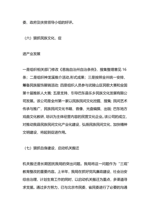 民族宗教上半年工作总结.docx