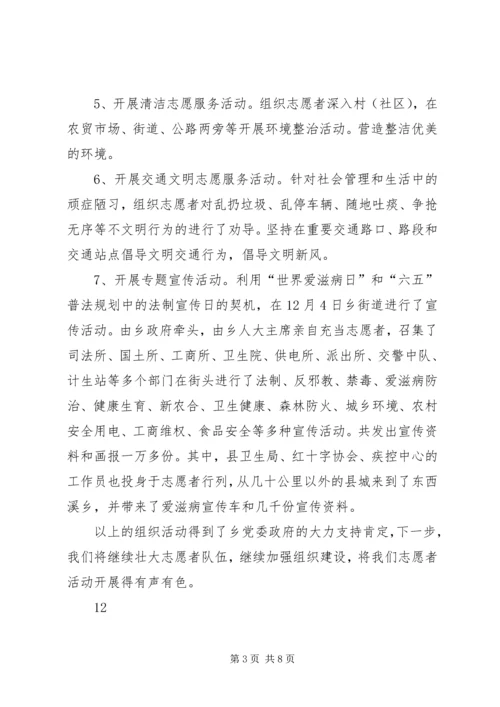 乡镇志愿服务活动总结.docx