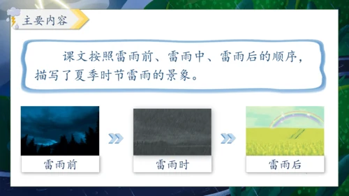 【核心素养】部编版语文二年级下册-16. 雷雨 第1课时（课件）