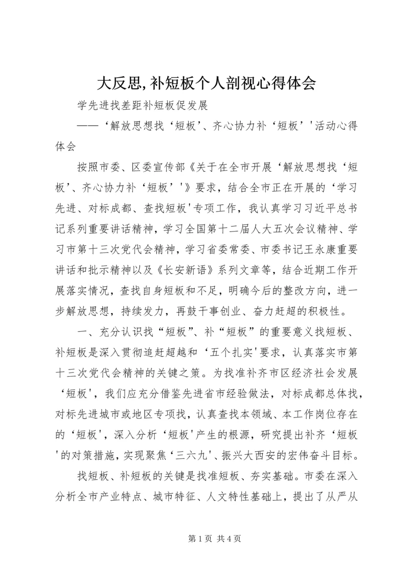 大反思,补短板个人剖视心得体会 (5).docx