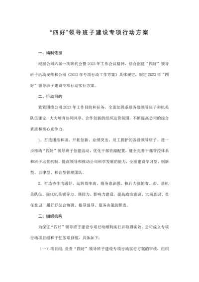 四好领导班子建设专项行动方案.docx