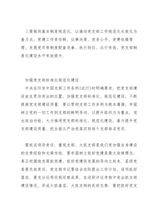 加强党支部标准化规范化建设.docx