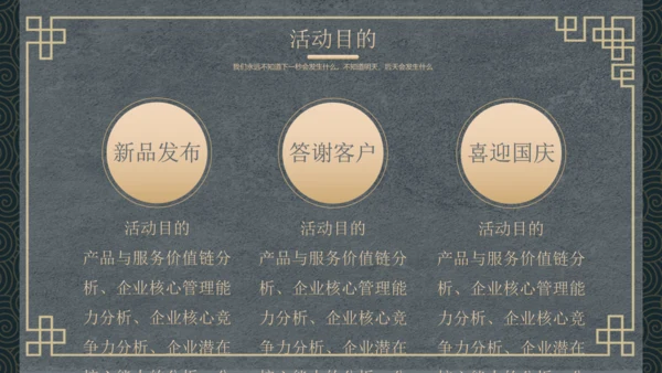 古风仙鹤中秋活动宣传策划通用PPT模板
